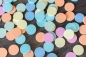 Preview: Konfetti rund Pastell